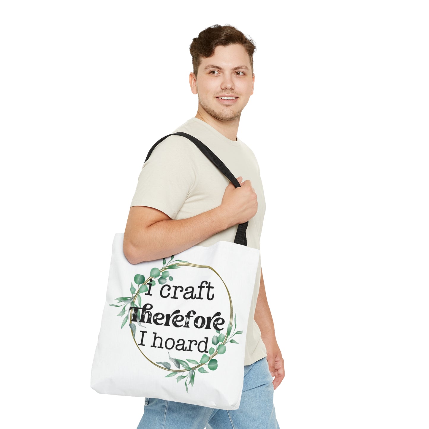 I craft, therefore I hoard Tote Bag
